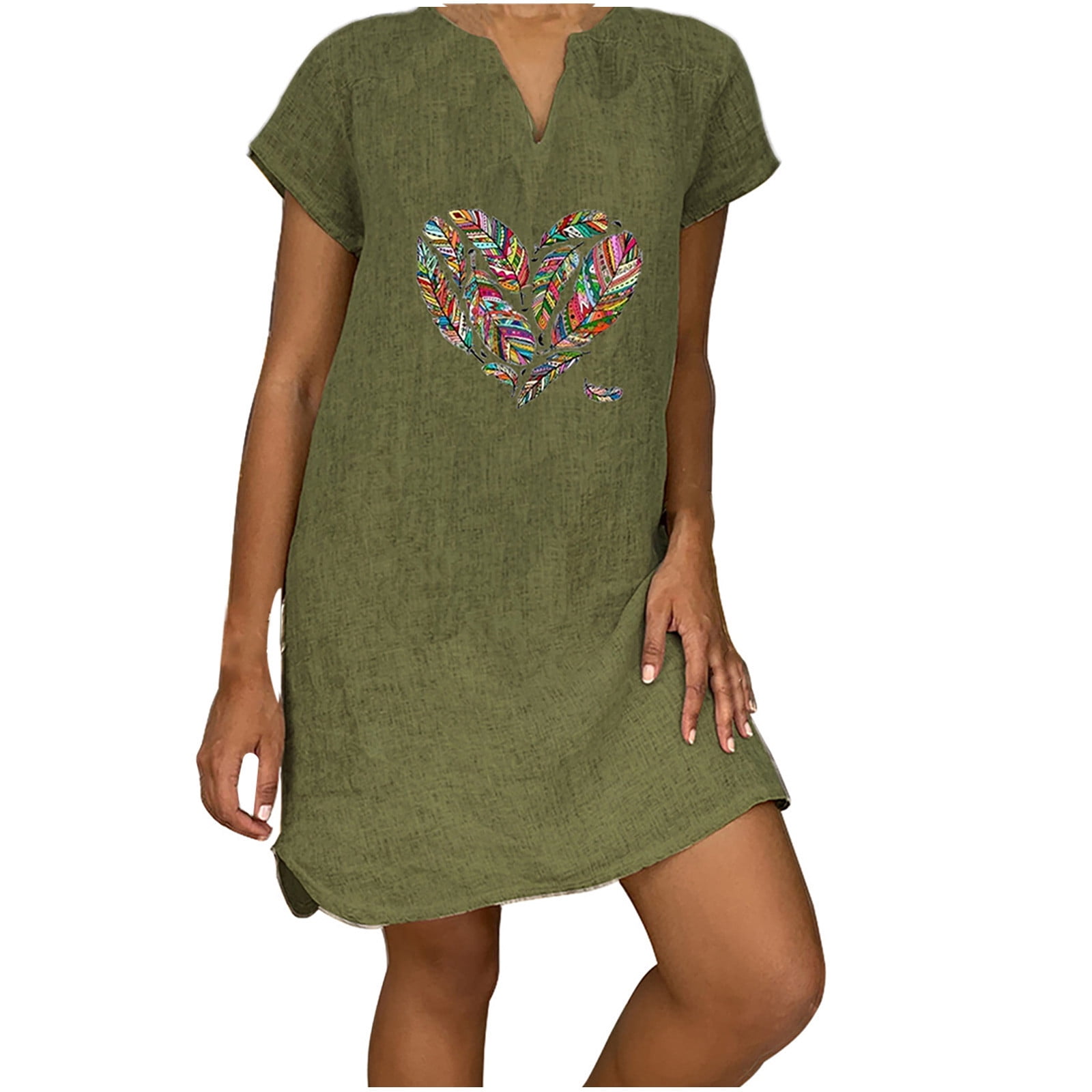 Frostluinai Savings Clearance! Dresses for Women 2023 Plus Size Summer ...