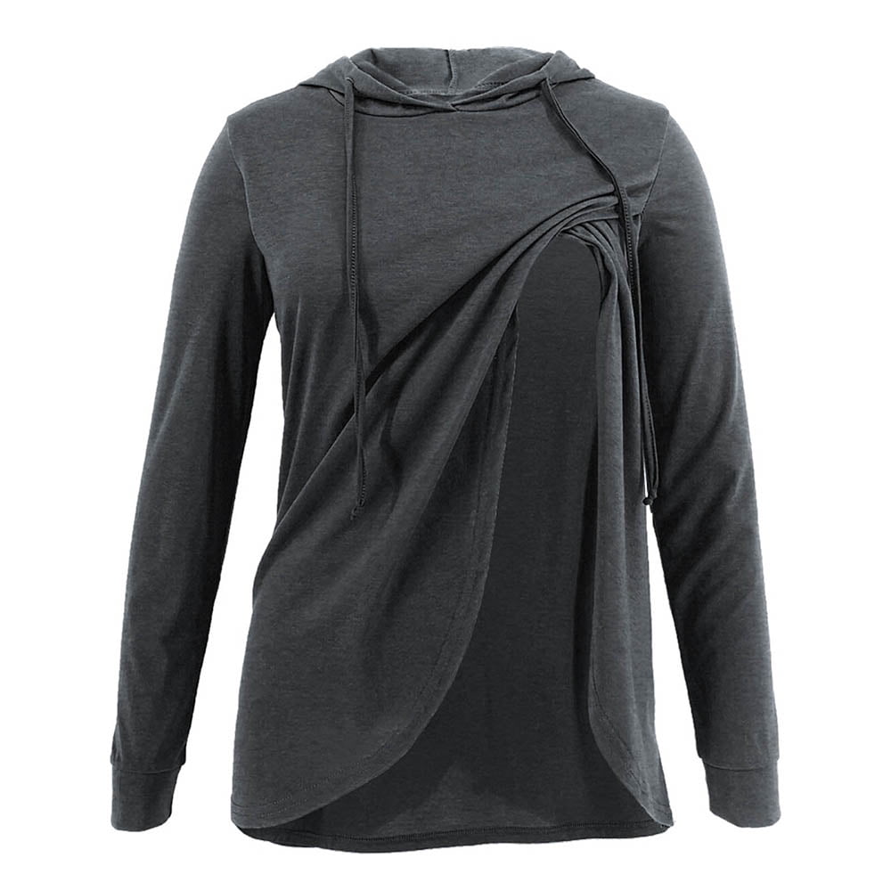 Frostluinai Women's Maternity Nursing Tops Long Sleeve Breastfeeding