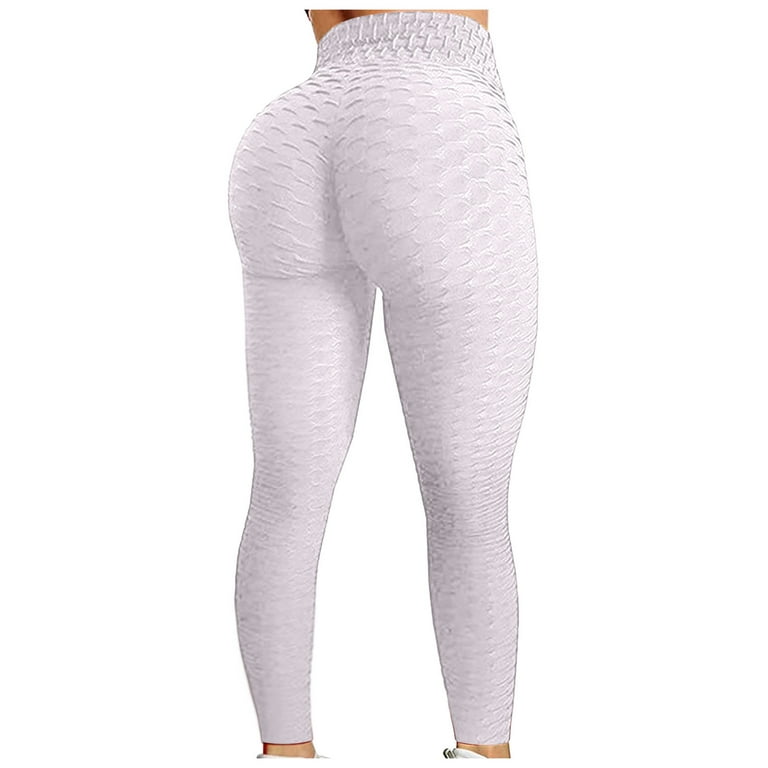  White Leggings For Women Plus Size Workout Yoga Pants High  Waisted Tummy Control Compression Tights