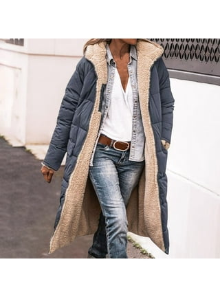 Hooded reversible sherpa jacket best sale