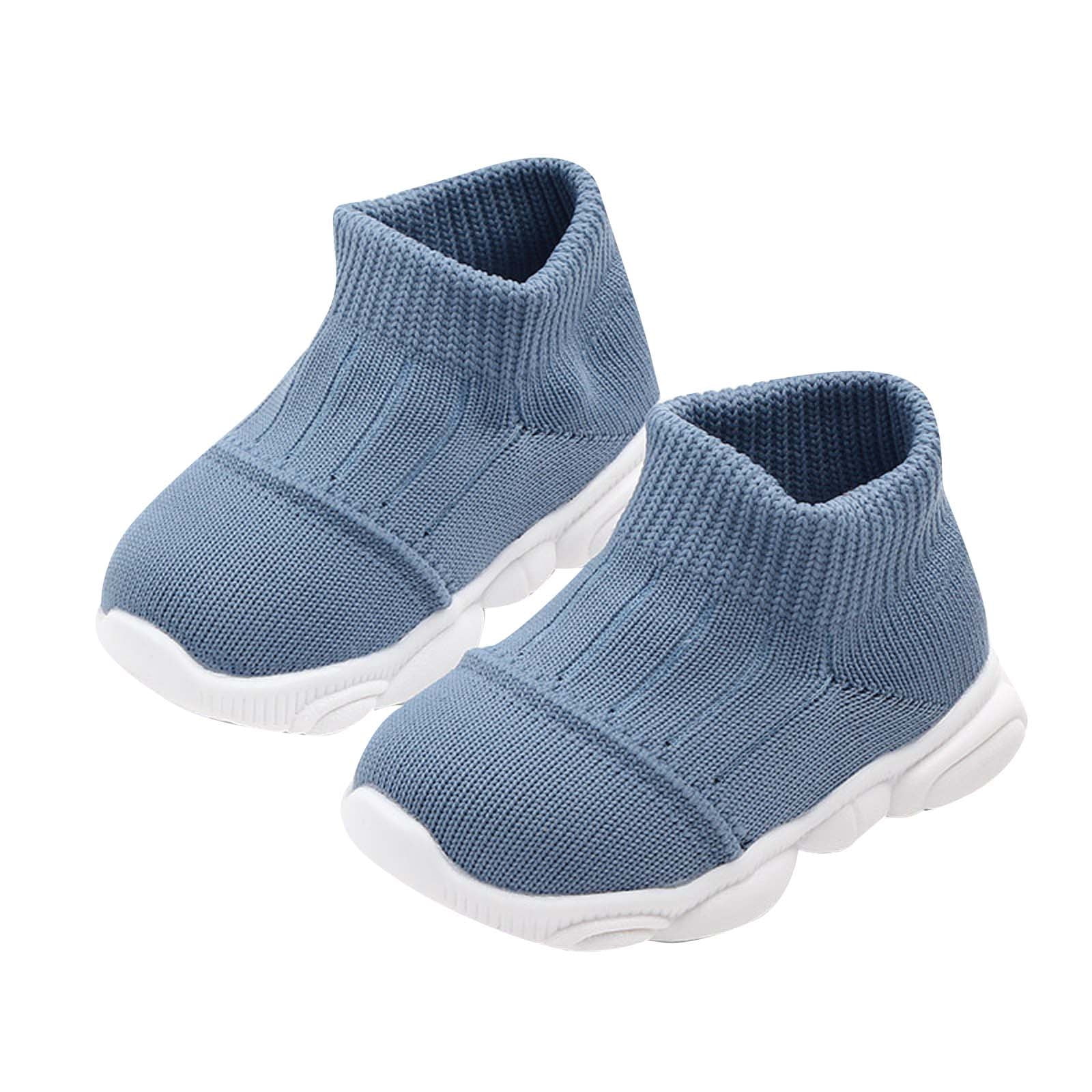 Frostluinai Shoes For The First Time Baby Walker Baby Casual Soft Shoes Flying Woven Breathable Toddler Shoes Baby First Walking Trainers Sports Shoes For Infant Boys Girls Walmart Business Supplies