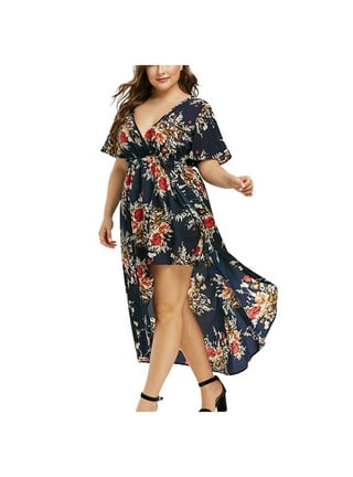 WOXINDA Strapless Dress For Women Summer Beach Smocked Sundress Top Dress  Cotton Maxi Dresses for Women Teen Summer Dresses
