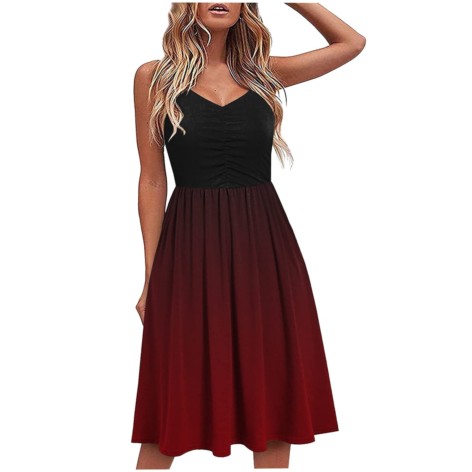 Frostluinai Summer Savings Clearance Summer Dresses For Women 2022 Plus