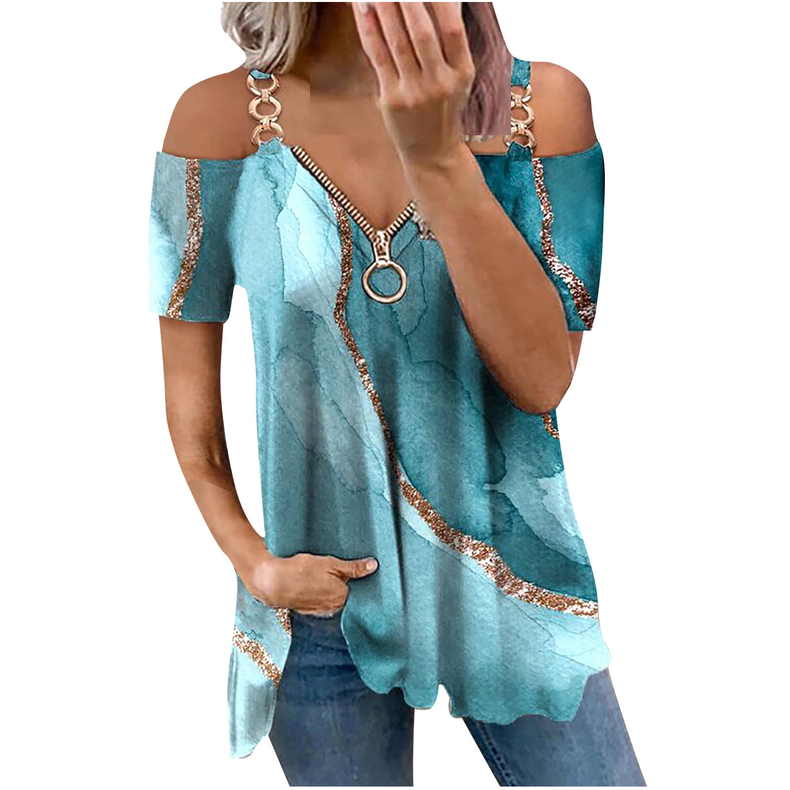 Frostluinai Summer Savings Clearance!Summer Tops For Womens