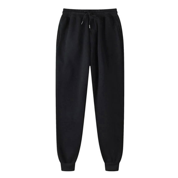 Frostluinai Sweatpants For Mens Womens Cargo Pants Joggers Sweatpants Shorts For Mens Plus Size Trousers Velvet Thick Solid Color Large Size Running Fitness Sports Pants