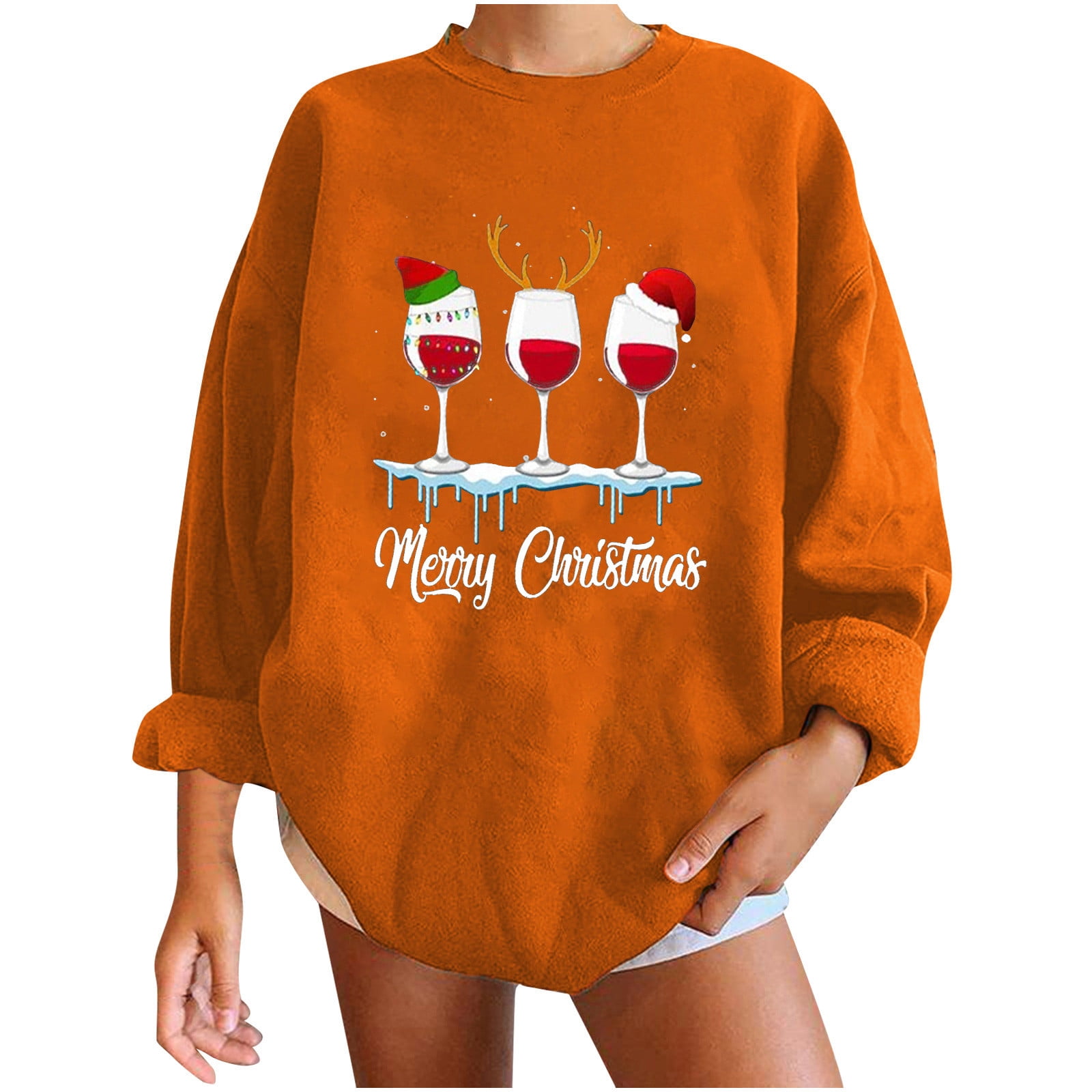 Frostluinai Ugly Christmas Sweaters For Women Funny Plus Size Chirstmas