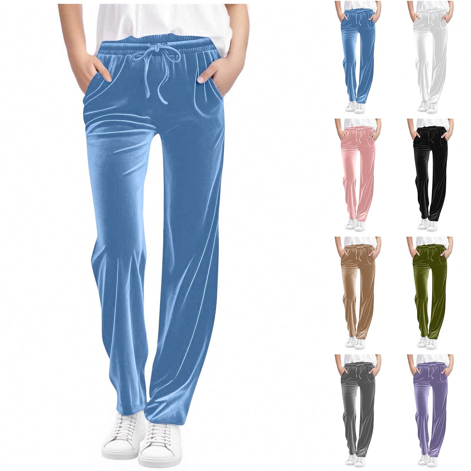 Velvet Plus, Thick Casual Pants, Children's Clothing main image 0