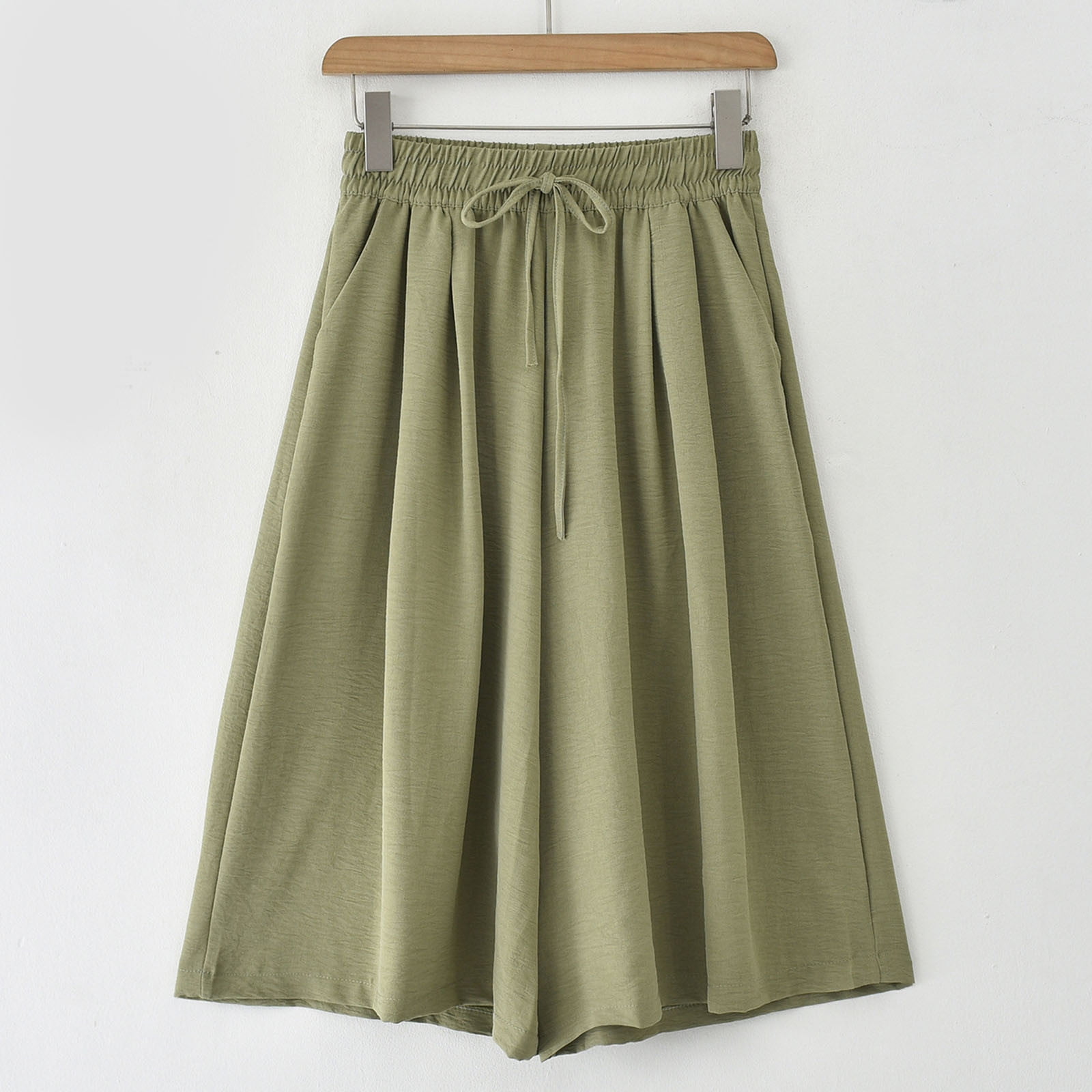 Women’s High Waist Wide-Leg Capris