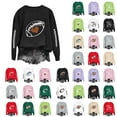 thumbnail image 1 of Frostluinai Women Game Day Sweatshirt Football Fan Game Day Sweat Shirt Letter Print Long Sleeve Casual Pullover Tops Fall Sweatshirts, 1 of 5