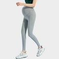 thumbnail image 1 of Frostluinai Women's Maternity Leggings Over The Belly Soft Tight Pants High Waisted Yoga Workout Pregnancy Pants Solid Activewear for Women, 1 of 5