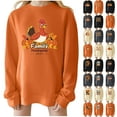 thumbnail image 1 of Frostluinai Women's Oversized Thanksgiving Sweatshirts Crew Neck Long Sleeve Fall Pullover Causal Graphic Sweat Shirts Gifts for Women, 1 of 5