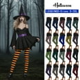 thumbnail image 1 of Frostluinai Women's Striped Leggings Halloween Vintage Party Tight High Waist Stretch Slim Fit Yoga Workout Leggings Cosplay Skinny, 1 of 10
