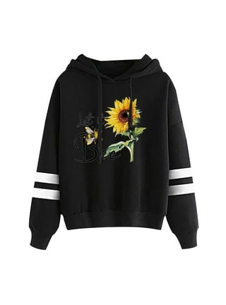 Cute sunflower hoodies hotsell