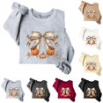 thumbnail image 1 of Frostluinai Women's Sweatshirts Thanksgiving Pullover Crew Neck Long Sleeve Graphic Pullover Casual Loose Sweat Shirt for Fall Winter, 1 of 4