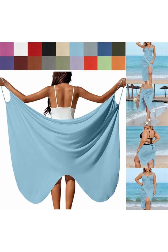 Womens Butterfly Swimsuit Cover Up Beachwear Spaghetti Strap Wrap Dress Lightweight Sarong Coverups Plus Size Swimwear S-5XL
