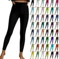 thumbnail image 1 of Frostluinai Workout Leggings for Women Solid High Waist Yoga Sport Pants Stretch Slim Fit Athletic Tights Casual Gym Skinny Leggings, 1 of 8