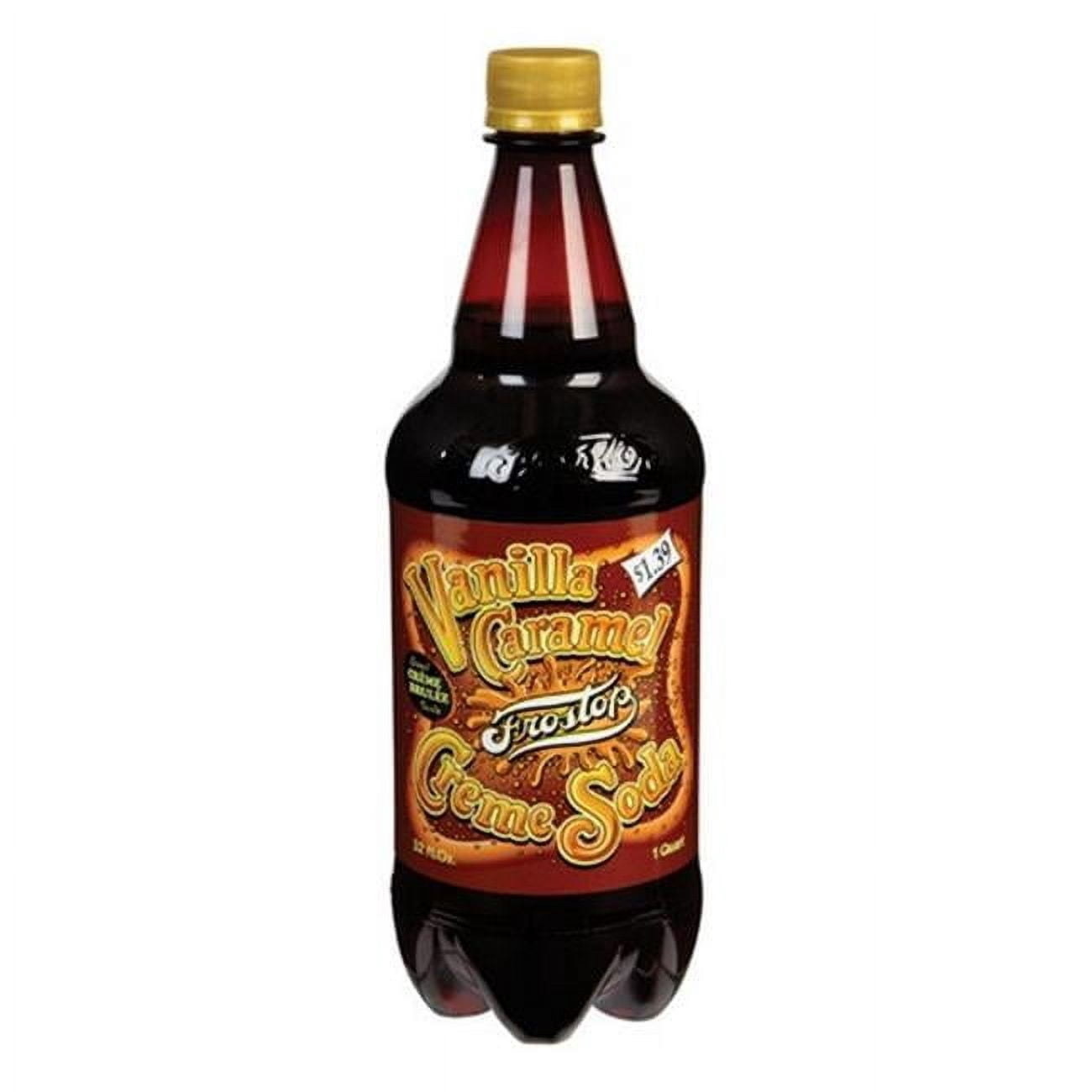 Frostop 613383 Vanilla Caramel Creme Soda, 32 oz. - Quantity 15