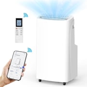 Frostorm 14000BTU Portable Air Conditioners, 4 In1 Air Conditioner with Wifi Control,Portable AC Cooling Range up to 560 Sq.ft, Windows Kit,Brush,Whitei