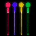thumbnail image 1 of Frostte Assorted LED Light Up Circle Cocktail Stirrers (4x pcs set), 1 of 1