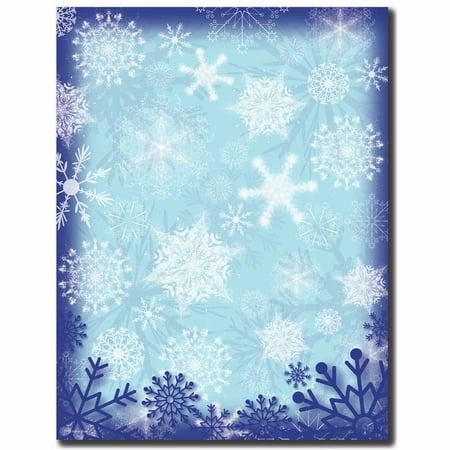 Frosty Flakes Letterhead Laser & Inkjet Printer Paper, 25 Sheets per Pack