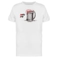 thumbnail image 1 of Frosty Glass Of Beer T-Shirt Men -Image by Shutterstock, Male 3X-Large, 1 of 2