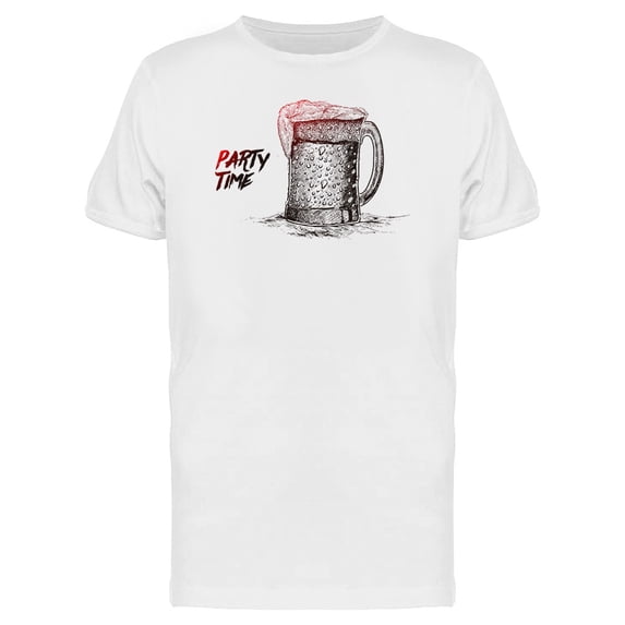 Frosty Glass Of Beer T-Shirt Men -Image by Shutterstock, Male 3X-Large