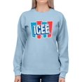 thumbnail image 1 of Frosty ICEE Refresh Retro Graphic Sweatshirt Women's, 1 of 4