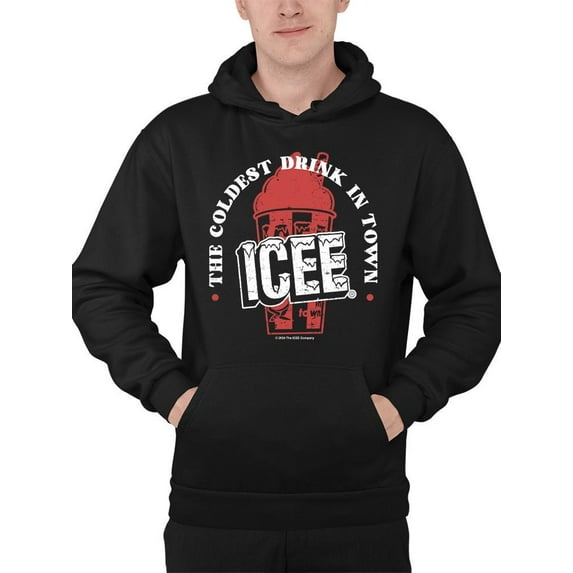 Frosty ICEE Wave Delight - Coldest Drink Town Graphic Men's Hoodie
