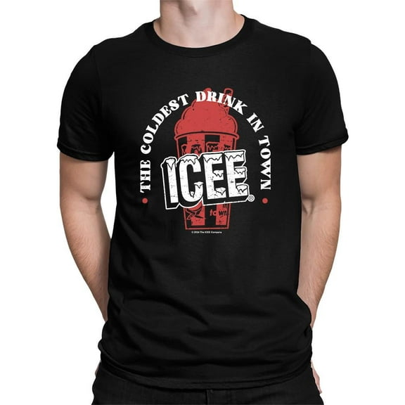 Frosty ICEE Wave Delight - Coldest Drink Town Graphic Men's T-shirt