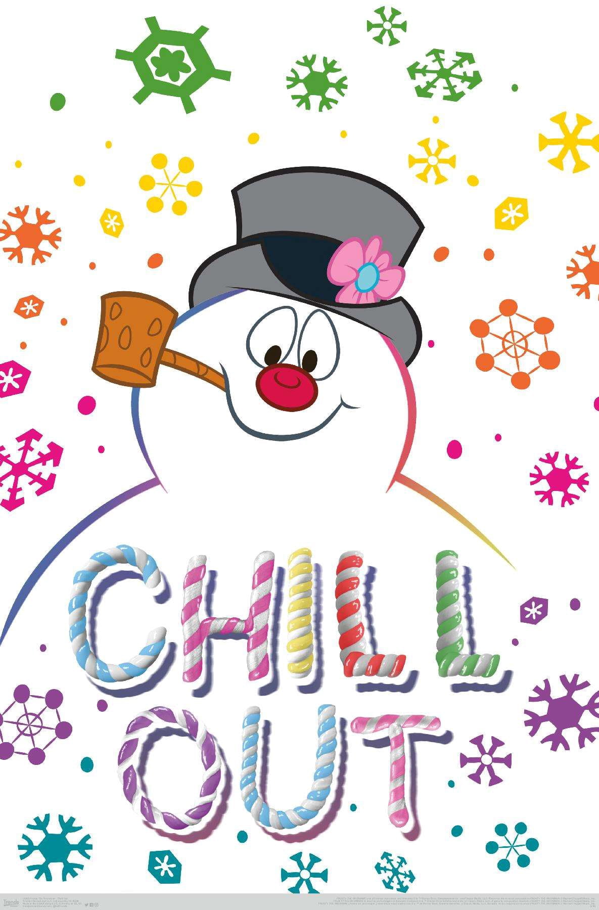 Frosty The Snowman - Chill Out Wall Poster, 14.725" x 22.375"