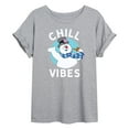 thumbnail image 1 of Frosty The Snowman - Christmas - Chill Vibes - Women's Oversized T-Shirt, 1 of 5