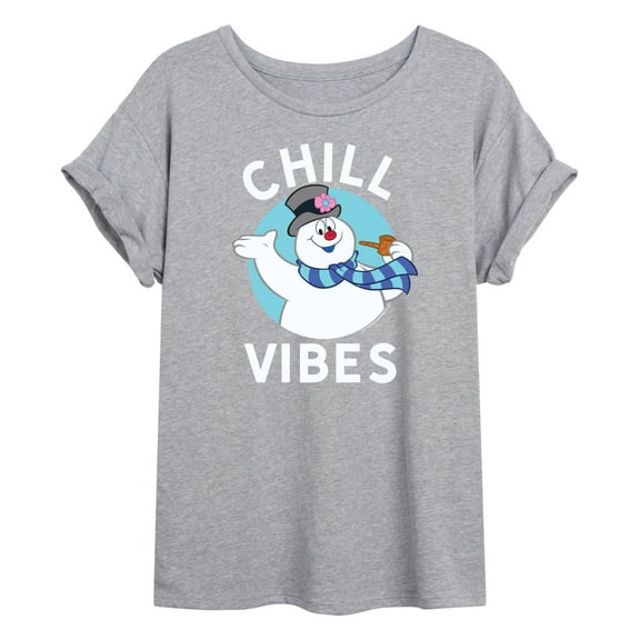 Frosty The Snowman - Christmas - Chill Vibes - Women's Oversized T-Shirt