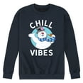 thumbnail image 1 of Frosty The Snowman - Christmas - Chill Vibes - Men's Crew Neck Fleece Pullover, 1 of 5