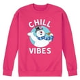 thumbnail image 1 of Frosty The Snowman - Christmas - Chill Vibes - Men's Crew Neck Fleece Pullover, 1 of 4