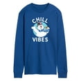 thumbnail image 1 of Frosty The Snowman - Christmas - Chill Vibes - Men's Long Sleeve T-Shirt, 1 of 5