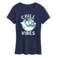 thumbnail image 1 of Frosty The Snowman - Christmas - Chill Vibes - Women's Short Sleeve Graphic T-Shirt, 1 of 5