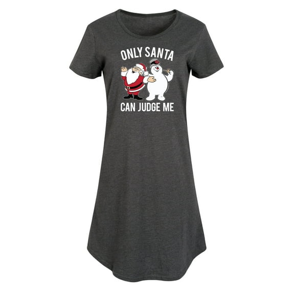 Frosty The Snowman - Christmas - Only Santa Can Judge Me - Women's Any Way Dress