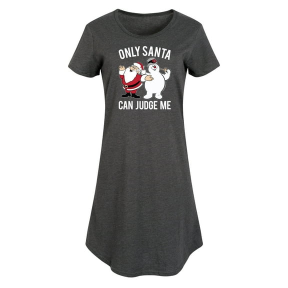 Frosty The Snowman - Christmas - Only Santa Can Judge Me - Women's Any Way Dress