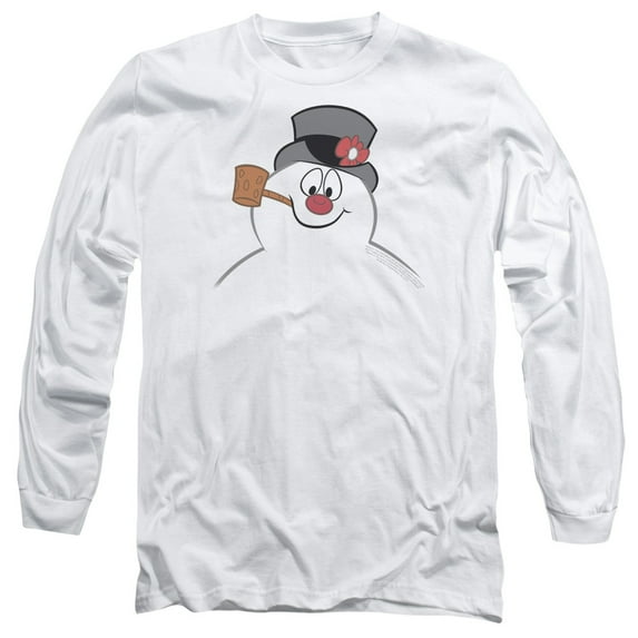 Frosty The Snowman - Frosty Face - Long Sleeve Shirt - Small