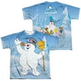 thumbnail image 1 of Frosty The Snowman - Frosty Wave (Front/Back Print) - Youth Short Sleeve Shirt - Large, 1 of 2
