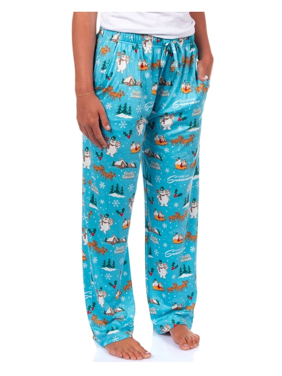 Frosty The Snowman Pajama Pants Women's Everyone's Favorite PJ Lounge Bottoms