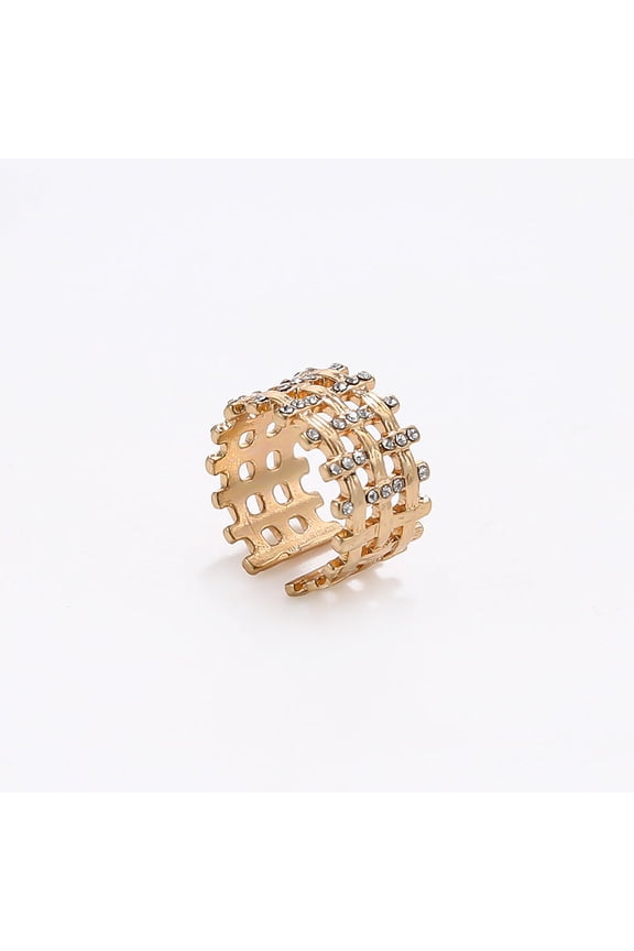 Frosty Trendy Net Red Fashion Diamond Index Finger Ring Women