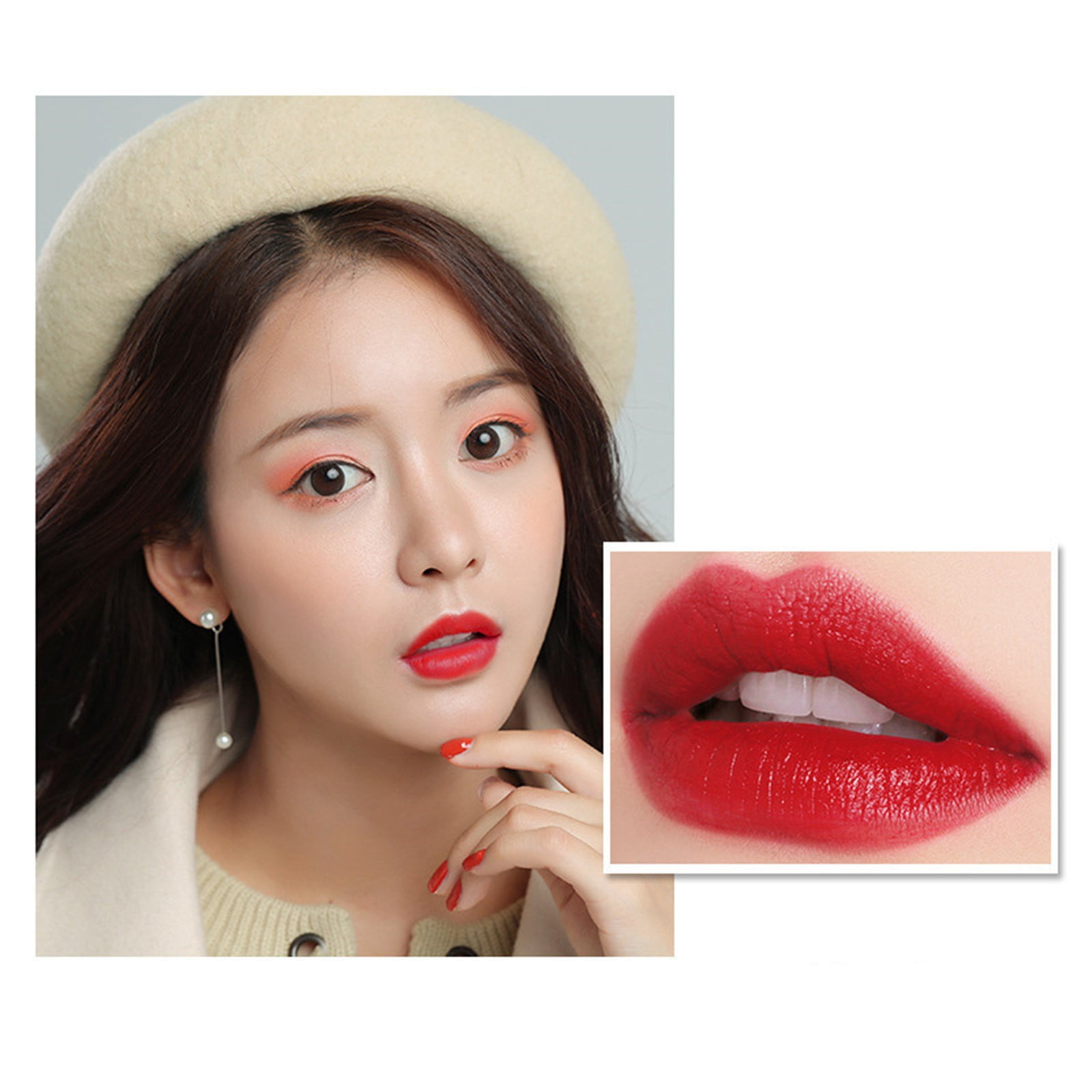 Bossy Lipstick 5 Colors in 1 Lipstick Lip Gloss Lip Coat Long Lasting Lip Tint Natural Lip Gloss for Girls Lip Pencil Pack Lip Gloss Light Lip Gloss Pigmented Lip Gloss Makeup Forever Lip Liner