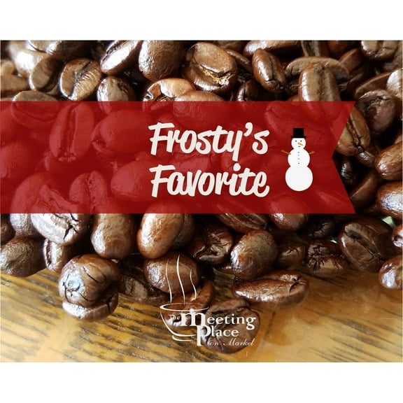 Frosty's Favorite - Vanilla Hazelnut Custard flavored Coffee Beans or Ground Coffee {Seasonal}
