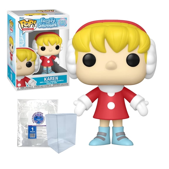 Frosty the Snowman: Karen #1678 Funko Pop + Blue Salamander Emporium Protective Case