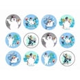 thumbnail image 1 of Frosty the Snowman Karen Professor Hinkle Hocus Pocus Rabbit Edible Cupcake Toppers ABPID50800, 1 of 4