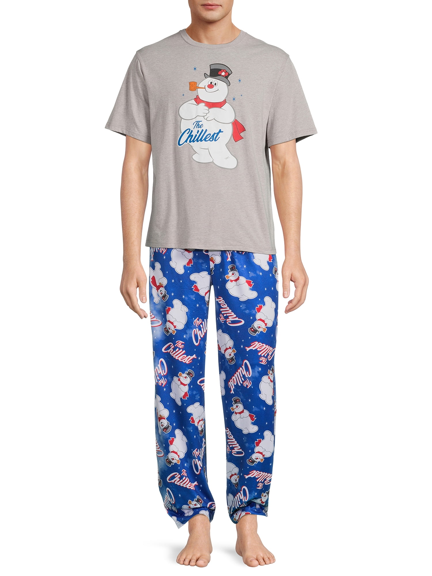 Men's frosty the snowman pajamas hotsell