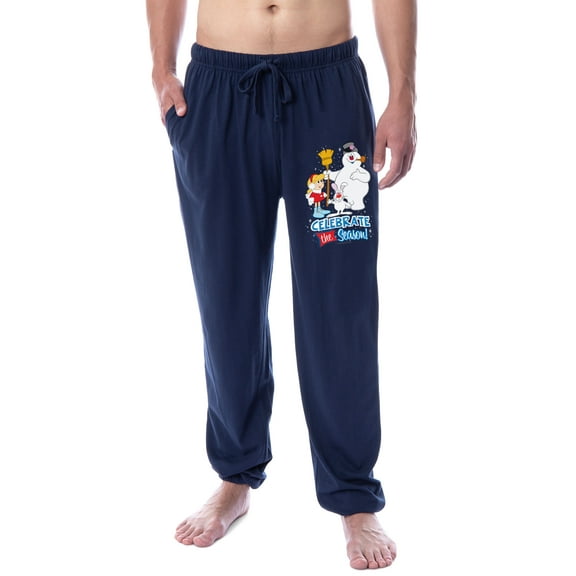 Frosty the Snowman Mens' Celebrate The Season Sleep Jogger Pajama Pants