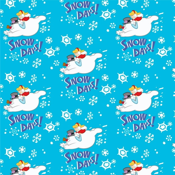 Frosty the Snowman Snow Days Premium Roll Gift Wrap Wrapping Paper