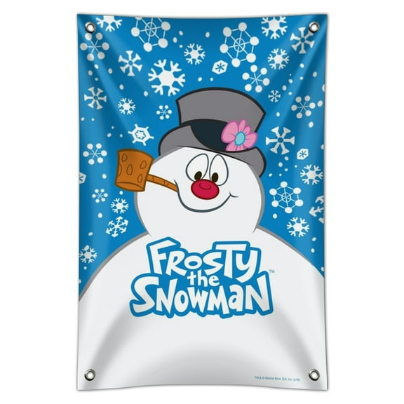 Frosty the Snowman Snowing Home Business Office Sign